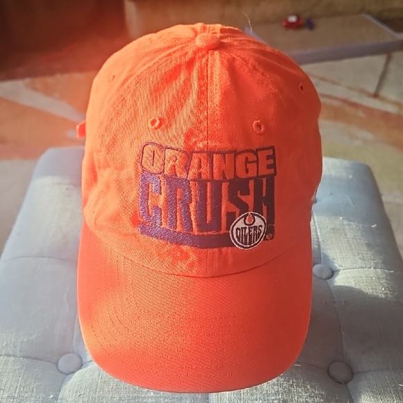 Accessories - 🌟3/$25🌟 Orange Crush Edmonton Oilers Onesize Fits All Baseball Cap